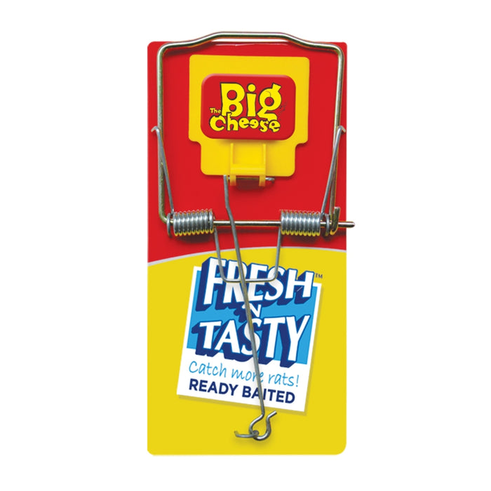 The Big Cheese Baited Wooden Rat Trap