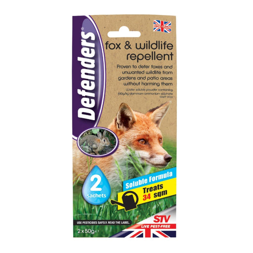 Defenders Fox & Wildlife Repellent 2 X 25g - The Online Garden Shop