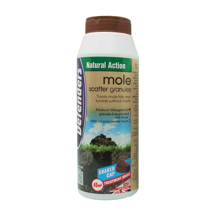 Defenders Mole Repellent Scatter Granules 450g - The Online Garden Shop