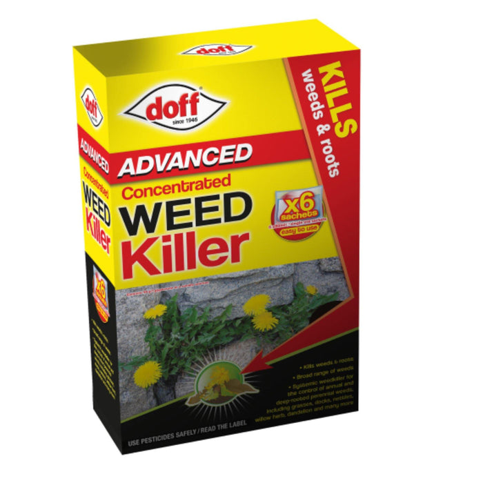 Doff Advanced Concentrated Weedkiller 6 Sachet - The Online Garden Shop