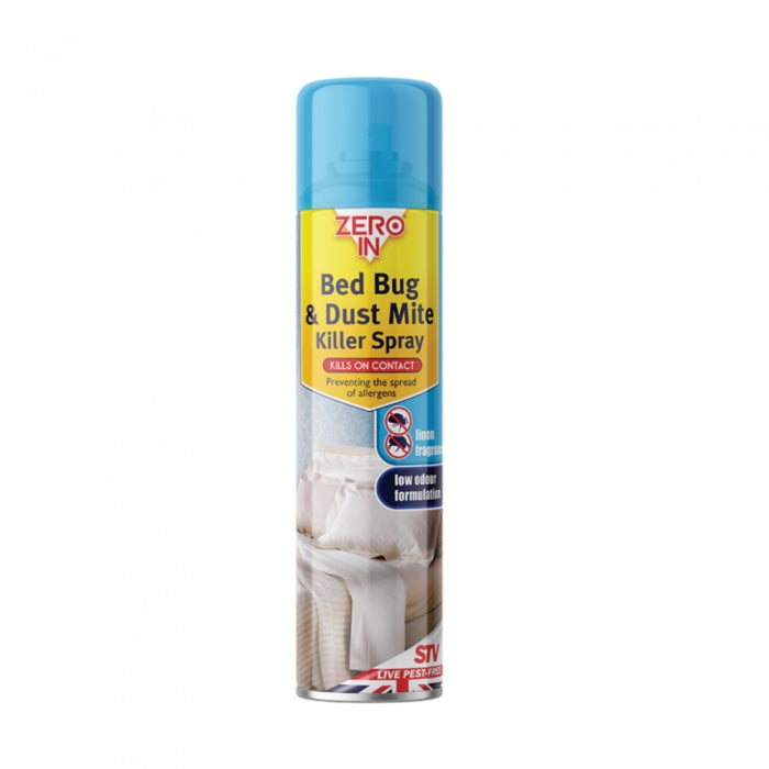 Zero In Bed Bug  & Dust Mite Killer Spray 300ml