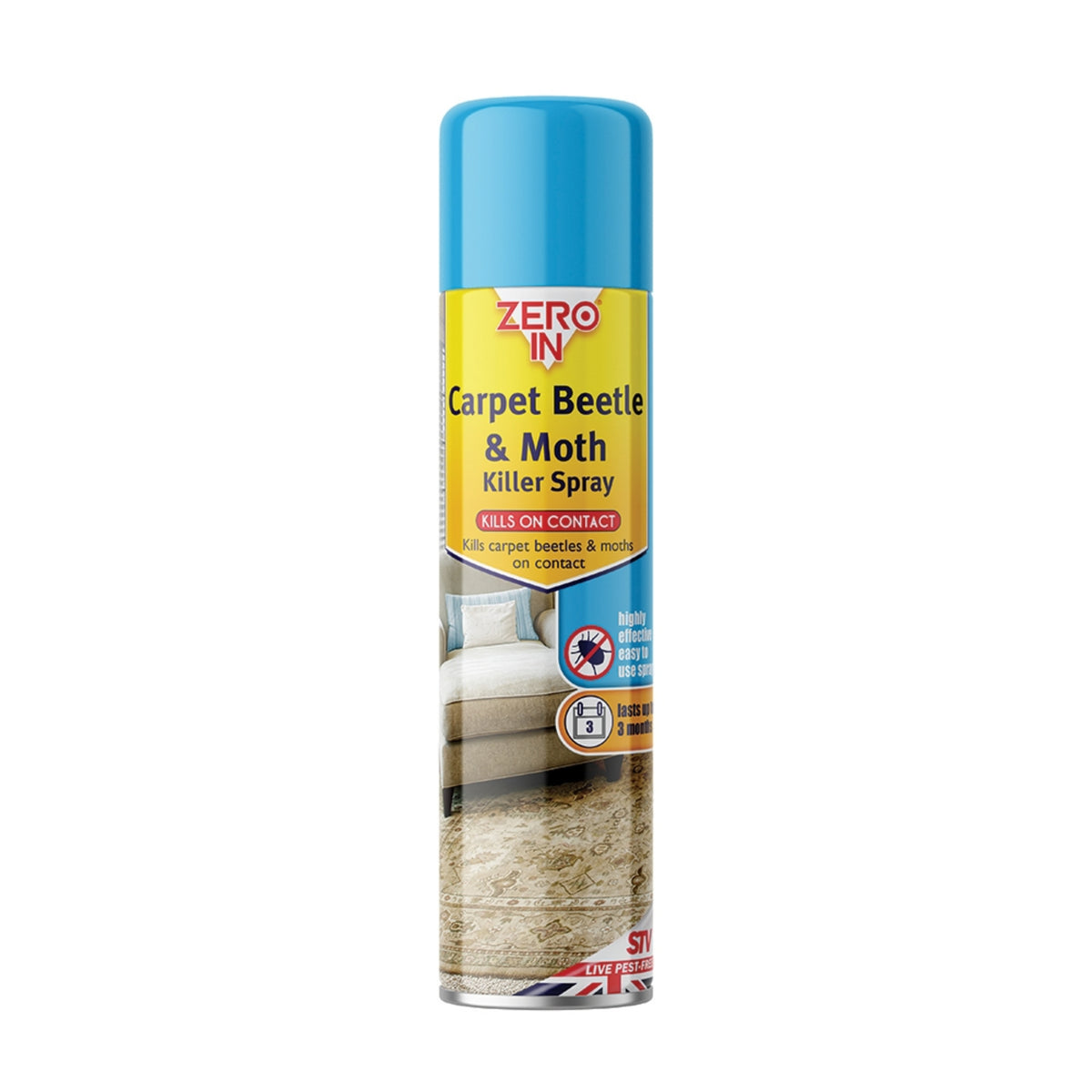 Carpet Beetle & Moth Killer - 300ml Aerosol