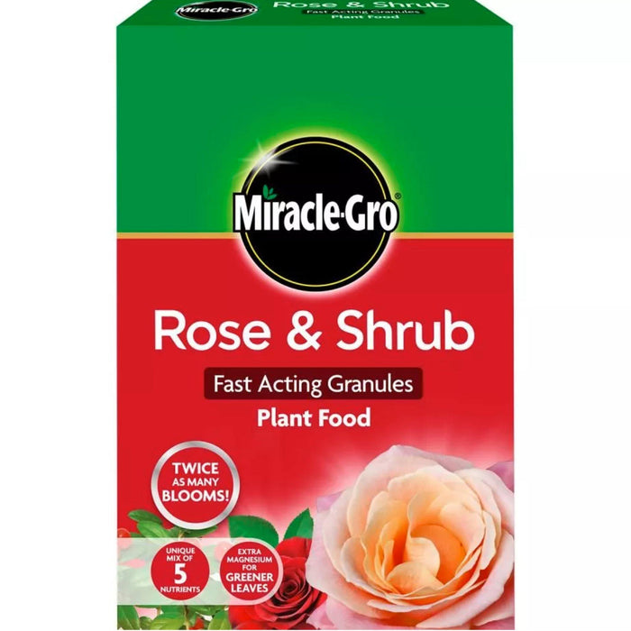 Miracle-Gro Rose And Shrub Fast Acting Granules Plant Food 3kg - The Online Garden Shop